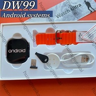 AMOLED 4G sim card DW99 ultra 2 wifi smart watch rotating camera download app on Google Store Androi
