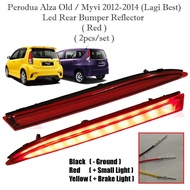 Perodua Alza Old (2009-2013) / Myvi 2012 - 2014 (Lagi Best) Led Rear Bumper Reflector ( 2pcs/set )
