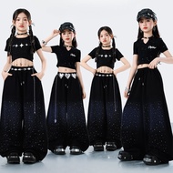 Hiphop Costume Kids Crop Top Kids Girl Jazz Dance Costume Kids Kids Dance Outfit Hip Hop Shirt Kpop 