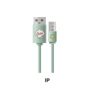 UNO สายชาร์จ ยาว 1 เมตร Micro  Type-c  Lightning Disney Mermaid ลิขสิทธิ์แท้