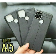 Oppo A15 Autofocus Case Casing Leather Silikon