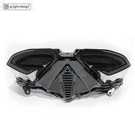AJLIGHT DESIGN AJ6-BTL Yamaha Cygnusx LED Red Black Tail Light for Motorcycle Retrofit/Upgrade Made 