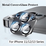 【cw】 Camera Lens Protector For iPhone 11 12 13 14 pro max 13 mini 14 plus Glass lens Metal Ring Case For iPhone 13 14 pro Lens Cover * hot