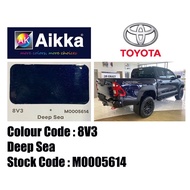AIKKA TOYOTA 8V5 SHORELINE BLUE 2K CAR PAINT / CAT KERETA 2K