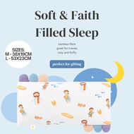 5 Loaves & 2 Fish Baby Pillow | Bible Story Bamboo Pillow – Christian Baptism & Dedication Gift