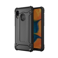 Carristo Samsung Galaxy A30 Rugged Armor Protection Case Cover Hard Phone Mobile Casing Shockproof H