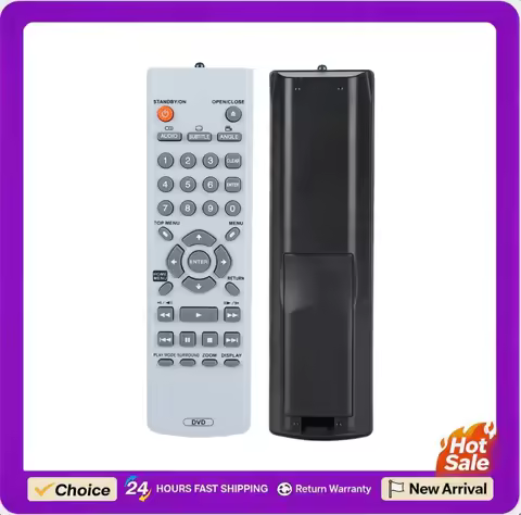 Universal Replacement DVD Remote Control Programmable Long Range High Durability for Pioneer DVD Pla