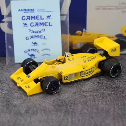 MINIGT 1/64 Lotus 99T #12 Ayrton Senna1987Monaco Grand Prix Winner MGT01088-CH Car Alloy Toys Diecas