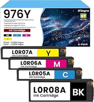 976Y Ink Cartridge L0R05A L0R06A L0R07A L0R08A 4-Pack Replacement for HP 976Y Ink Remanufactured for