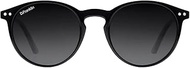 D Franklin DFKSUN0140 Ultra Light Max Sunglasses, Black/Glad Black