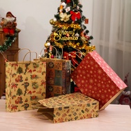 [Ready Stock]32X25X10cm L Size Christmas Gift Bags Paper Bag for wrapping Goodies