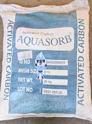 สารกรองคาร์บอน Carbon - Aquasorb Brand (ID900) (Coal Base) (50ลิตร/ถุง)(สินค้าขายเต็มยกถุง ไม่มีแบ่งขาย)