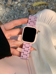 1 pieza Correa de reloj compatible con Apple Watch liso