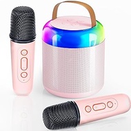 Party-Ready ZUIISM Mini Karaoke Machine: Kids Karaoke System with Dual-Microphone, Eye-Catching RGB Show, High-Fidelity Sound, Easy Control, Long Battery – Ideal for TV, Home Fun, Gatherings