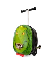 FLYTE กระเป๋าเดินทางสกูตเตอร์ Darwin The Dinosaur Midi ขนาด 18 นิ้ว สีเขียว