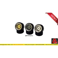 A2C PREMIUM ALLOY BBS RS2 10mm Rubber Tire Free AXLE SHEATH TC5