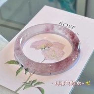 Bangle Accessories Imitation Jade Gift for Women Bubble Water Ice Transparent Bangle Same Style Chin