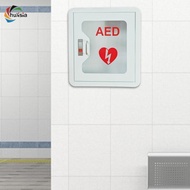 chulisia Aed Cabinet Transparent Window Aed Defibrillator Wall Mounted Cabinet for Hotels