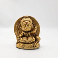 St947 Small Golden Hanuman Ji with Hanuman