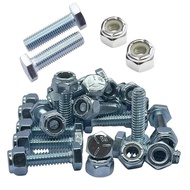 Set Skru Shear Bolts 19H1914 Lock Nut M40333 untuk Banyak Mesin Peniup Salji John Deere Sesuai untuk