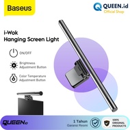 BASEUS I-WOK HANGING LAMP LED LAMPU MEJA BACA LAYAR MONITOR KOMPUTER - DHIORA STORE