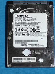 TOSHIBA MQ01ABF050 500G SATA 2.5吋硬碟 5400rpm 薄型7mm 良品 no-8