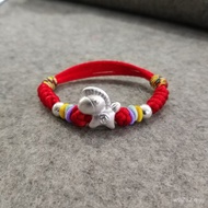 Braided Gift Couple Bracelet 999 Zodiac Male Handmade Hand Benming Year Sterling Silver Red String N