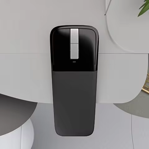 Bluetooth 4.0 Folding Wireless Mouse Arc Touch Roller Computer Silent Mouse Ergonomic Slim Laser Min