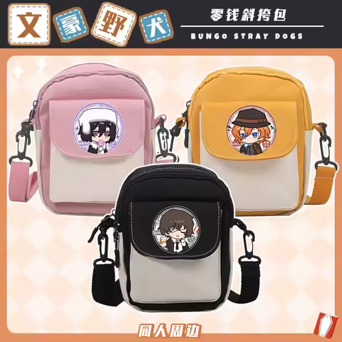 Anime Bungo Stray Dogs Nakahara Chuya Ryunosuke Akutagawa Nakajima Atsushi Cosplay Backpack Students