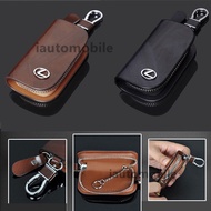 LEXUS Leather Car Key Bag Keychain Accessories for CT200h ES250 GS250 IS250 LX570 LX450d NX200t RC200t RX200t RX270 RX350