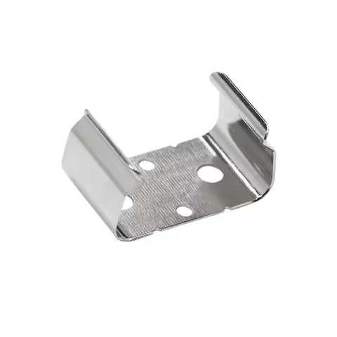 Poding 9V Battery Holder Spring Steel Nickel Plated 2 Cell AA, CR2 Battery Clip BC-69-1-NI