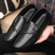 Guy Casual Shoes Shoes Peas Shoes Men's Lazy Shoes Cover Foot Slip-On Men's Shoes Large Size