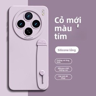 Ốp lưng silicon GGUU cho Vivo X100/X100s Pro/X200 Pro chống sốc có dây đeo