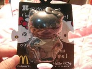 麥當勞McDonald`s逸品Hello Kitty Kitty Brick 黑色公仔玩具