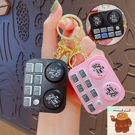 LSsimpleCuteStore Mini Music DJ Disc Player Keychain Musical Instrument