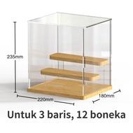 Rak Display Mainan Gantung Tampilan Organizer Transparan Action Figure Showcase Organizer Rak Pajang