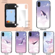 🇰🇷 KOREA TRYCOZY MOONLIGHT WHALE CARD DOOR BUMPER CASE 月光下鯨魚 翻蓋磁石 可裝卡 可放卡 可插卡 防摔效能 手機保護套 (適用多款型號) iPhone14 iPhone13 iPhone12 iPhone11 iPhone SE3 同時 適用 三星 Samsung Galaxy S10 Galaxy S20 Galaxy S21 Note 20 Ultra Galaxy S22 A33 A52 A12 A系列 最新貨品 正貨 韓國空運到港