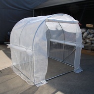 โรงเรือนปลูกพืช Greenhouse ขนาด (กว้างxยาวxสูง ) 2x2x2, 2x3x2, 2x4x2 เมตร โครงเหล็ก พลาสติกคลุมเป็น PE ขนาด 140 แกรม (MS-GT)