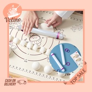 Rolling Pin Plastik / Rolling Pin / Rolling Pin Fondant Gilingan / Gilingan Kue Rolling Pin Fondant