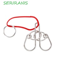 SERIRANIS 3D Metal Puzzle Fun Unlock Toy Diy Personalized Gift 3d Puzzle Wire Brainteasers Games Cog