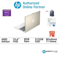 HP 15-fc0420AU gold / 15-fc0421AU silverLaptop (Athlon 7120U /8GB/512SSD/15.6”FHD)