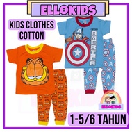 RS seLLER qNK baju budak lelaki perempuan readystok lengan pendek seluar panjang pajamas boys girls 