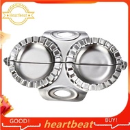 [Hot-Sale] Stainless Steel Dumpling Mould Double-Headed Dumpling Maker Household Dumplings Maker Jia