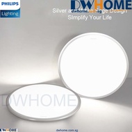 PHILIPS LED Ceiling light CL254 Series Round Cool White light (4000K)/Cool Daylight (6500K)12W/17W/20W, SilverWhite Edge