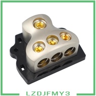 [Lzdjfmy3]  Amp  Distributor Connecting Block 1x 0  in 3x 4  Out for Car Audio Amplifier Splitter Re