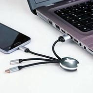 3 合 1 低成本 USB 充電線 sasckp 3 in 1 Low Cost USB Charging Cable 快充線 快差線 快差充電線 快叉線 快叉充電線  多功能 快充叉電器 充電寶 轉