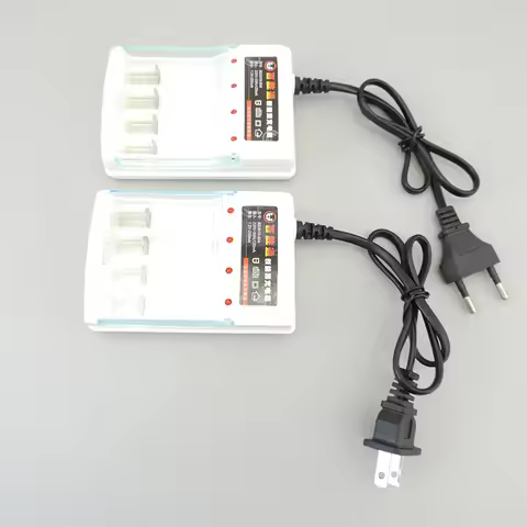 4-slots Charger AA/AAA Ni-cd Fast Charging Rechargeable Smart Battery Charger US/EU Plug For 1.2V Se