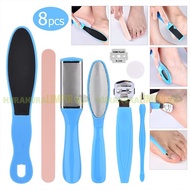 8Pcs Foot Care Tools Set Manicure Pedicure Foot Care Scraper 8in1