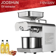 220V Heat and Cold home oil press machine pinenut cocoa soy bean olive oil press machine high oil ex