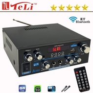 12v Mini Foreign Trade 110V-220v U Disk/Power Amplifier Bluetooth Cross-Border AC DC AK55 Car Radio 